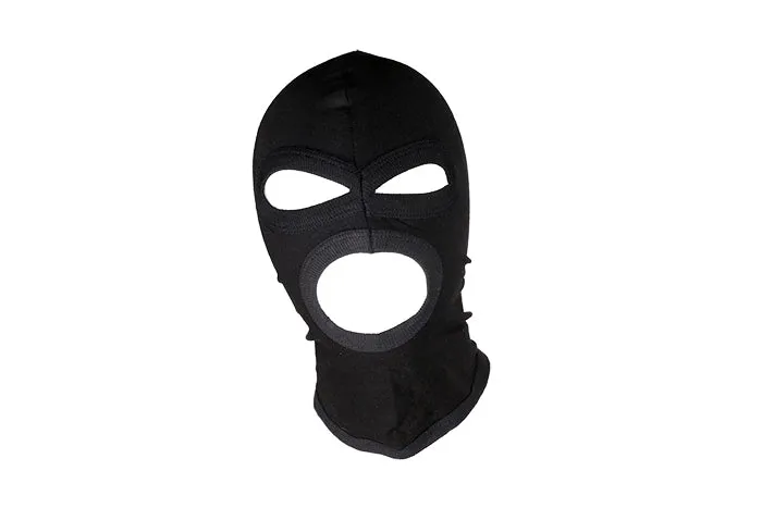 100% Cotton Full Face Mask - Black