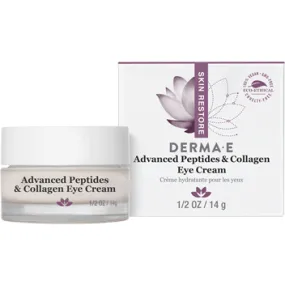 Advanced Peptides & Flora-Collagen Eye Cream 0.5 oz by Derma E Natural Bodycare