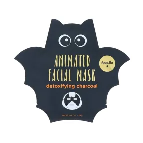 Animated Halloween Facial Mask Charcoal Bat