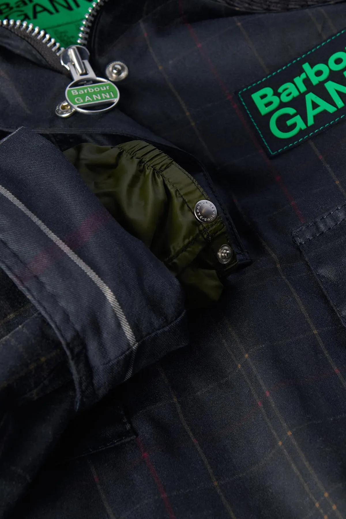 Barbour Ganni Wax Anorak Smock