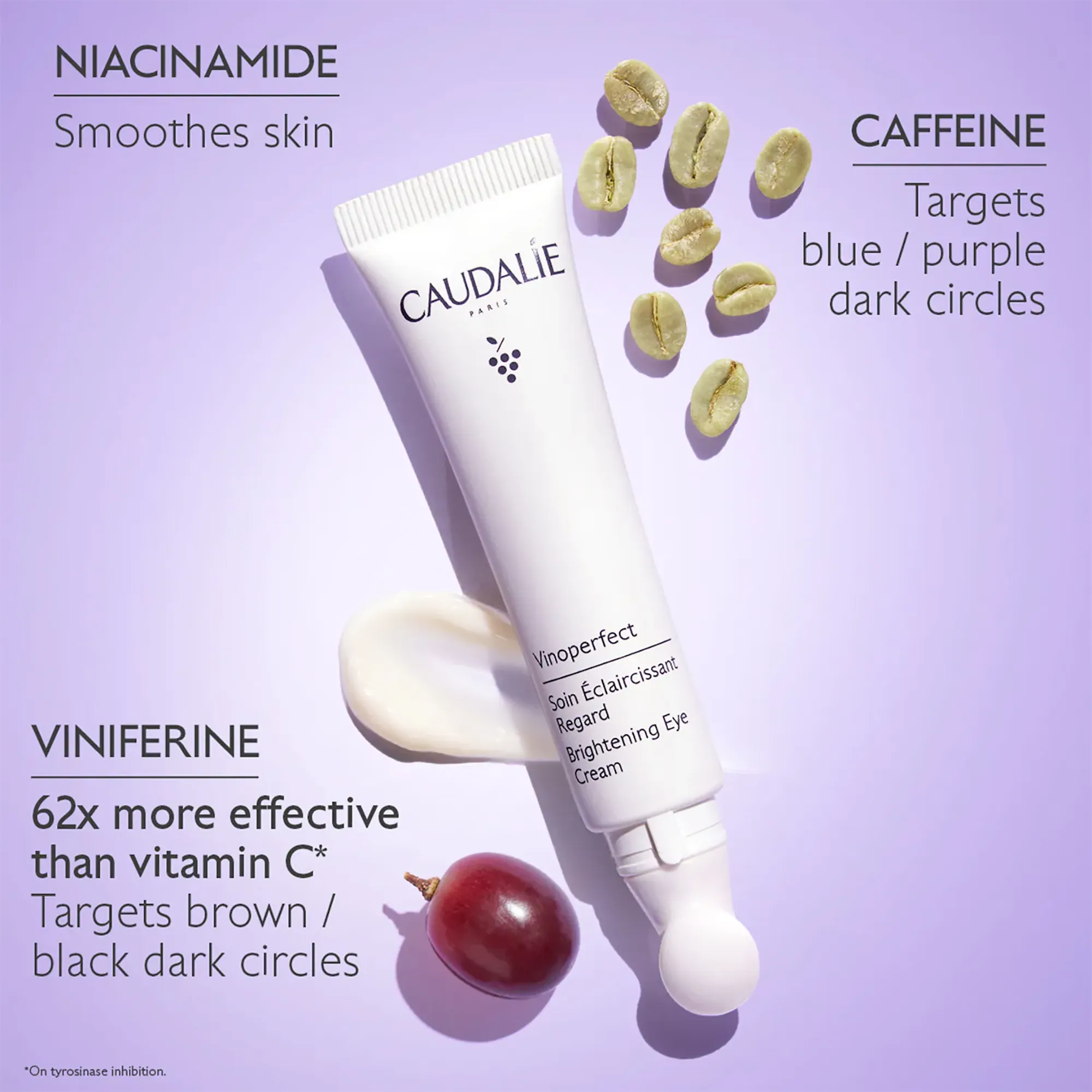 Caudalie Vinoperfect Dark Circle Brightening Eye Cream with Niacinamide