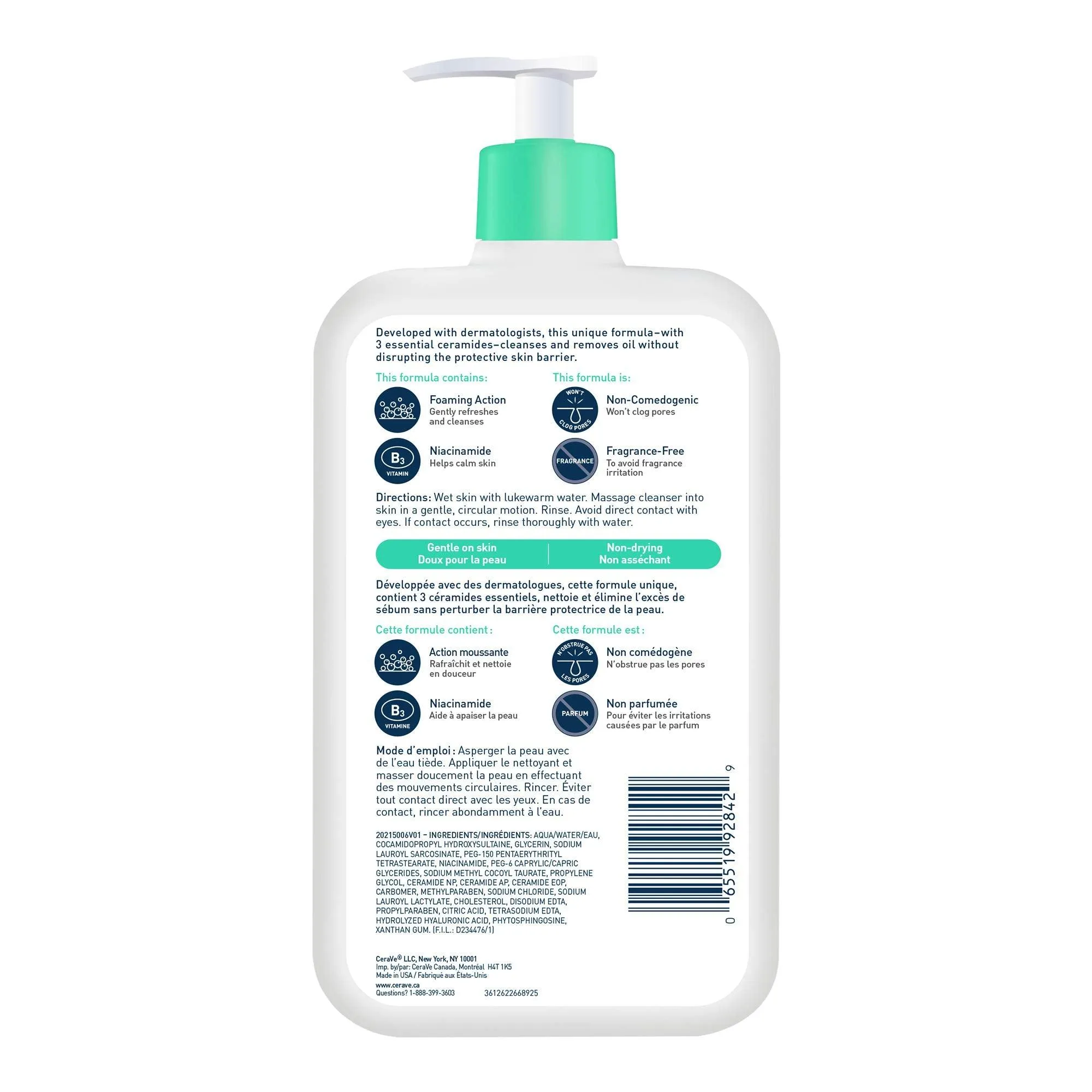 CeraVe FOAMING Face Cleanser