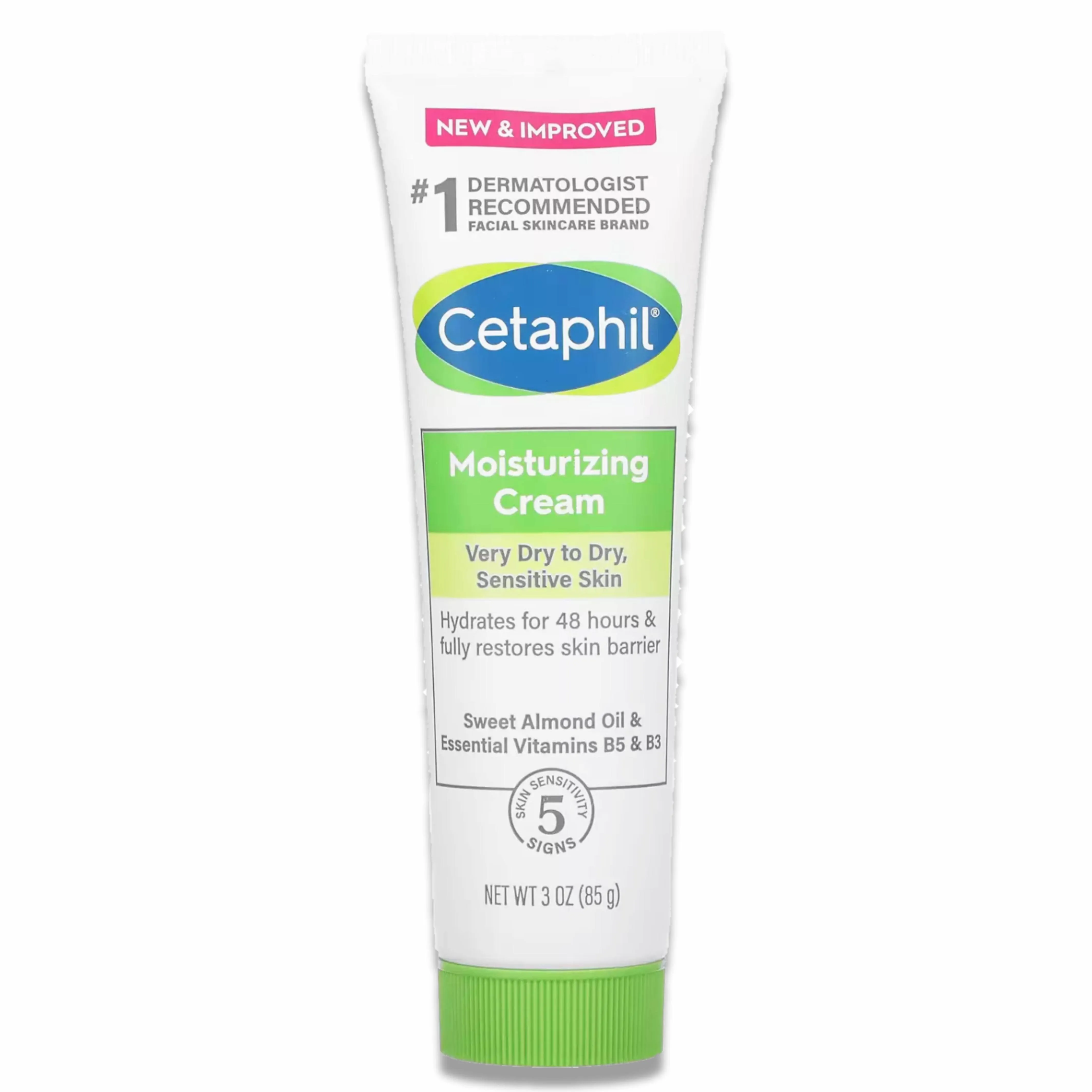 Cetaphil -  Moisturizing Cream For Dry Sensitive Skin - 3 Oz - 12 Pack