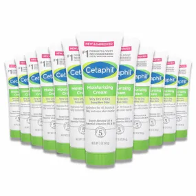 Cetaphil -  Moisturizing Cream For Dry Sensitive Skin - 3 Oz - 12 Pack