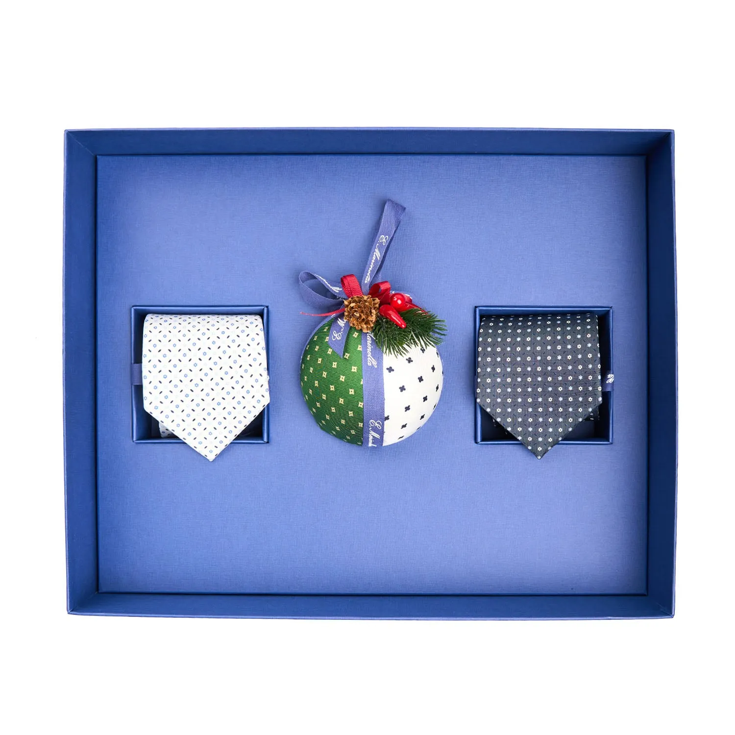 CHRISTMAS BOX WITH 2 SARTORIAL TIES