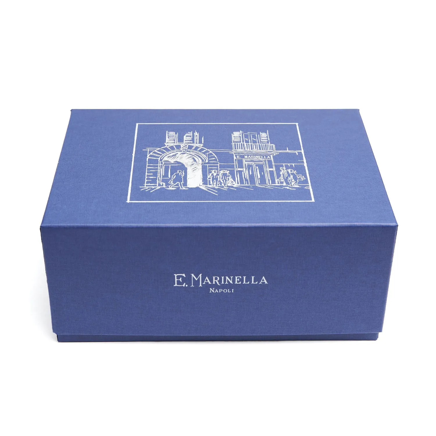 CHRISTMAS BOX WITH MID BLUE HERITAGE COLLECTION TIE