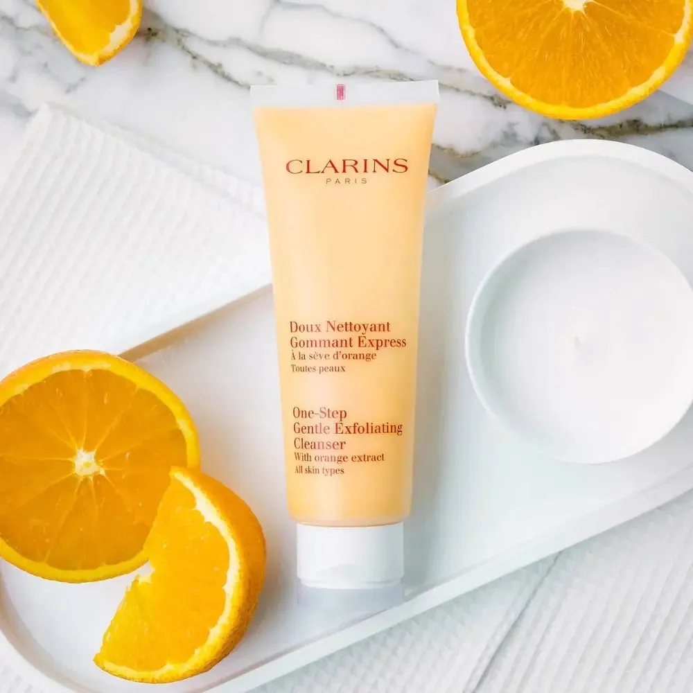 Clarins One-Step Gentle Exfoliating Cleanser - All Skin Types 125ml