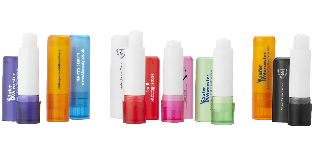 Coloured Lip Balms - Unprinted sample