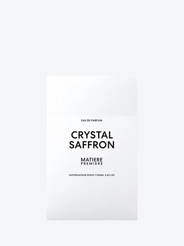 Crystal saffron eau de parfum