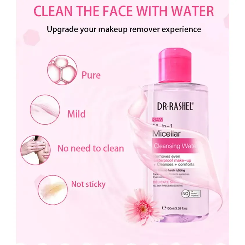 Dr. Rashel All-in-1 Micellar Cleansing Water (Pink) 110ml