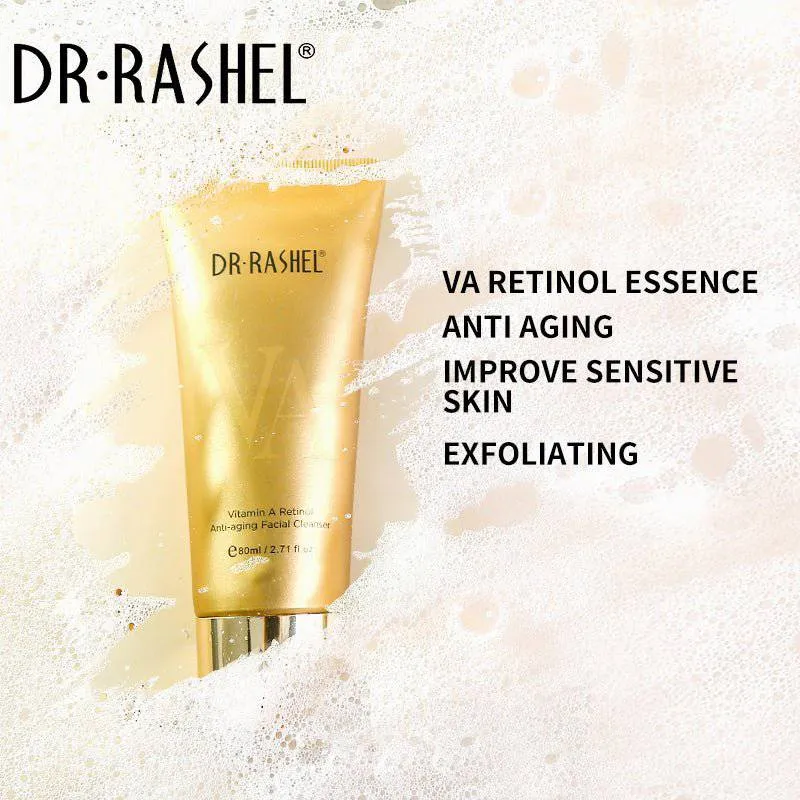 DR.RASHEL Face Wash Vitamin A Retinol Anti-Aging Facial Cleanser 80ml DRL- 1618