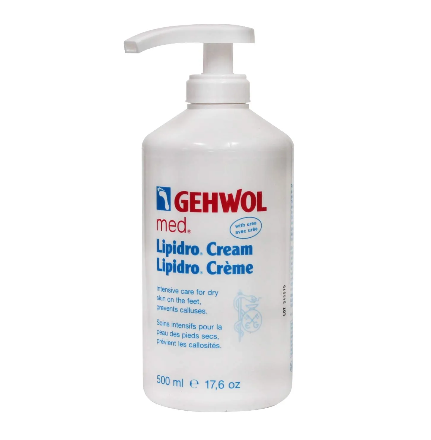 Gehwol Med Lipidro Cream - Intense Moisture for Your Feet (500 ml)