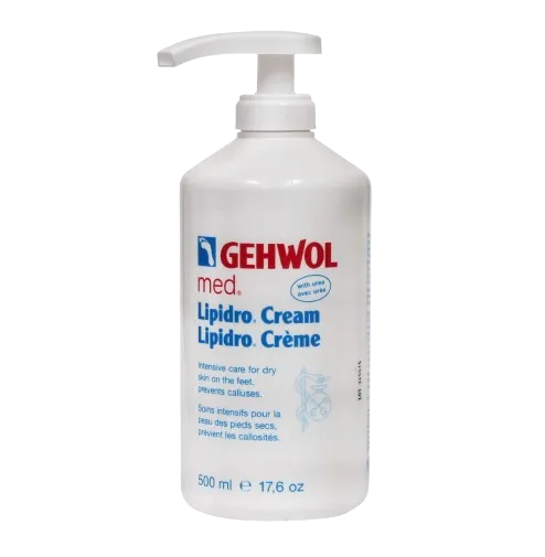 Gehwol Med Lipidro Cream - Intense Moisture for Your Feet (500 ml)