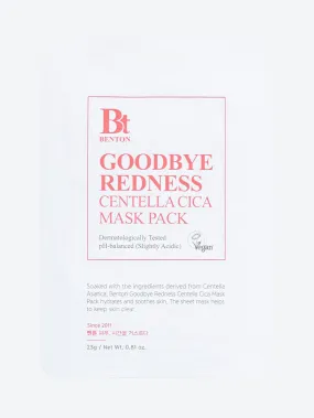 Goodbye redness centella mask