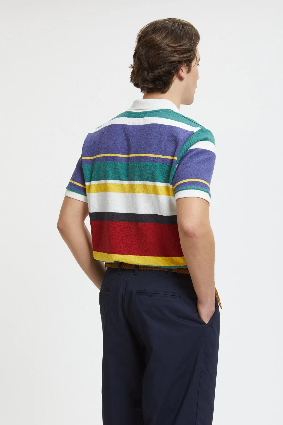 Inlay Stripe Polo