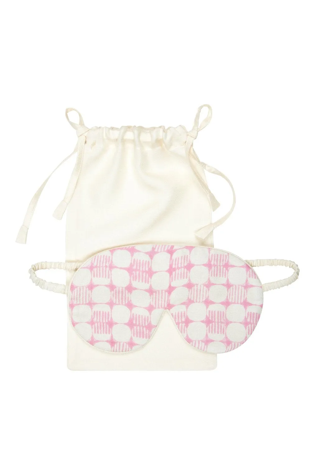 Mulberry Silk Eye Mask - Jaipur Pink