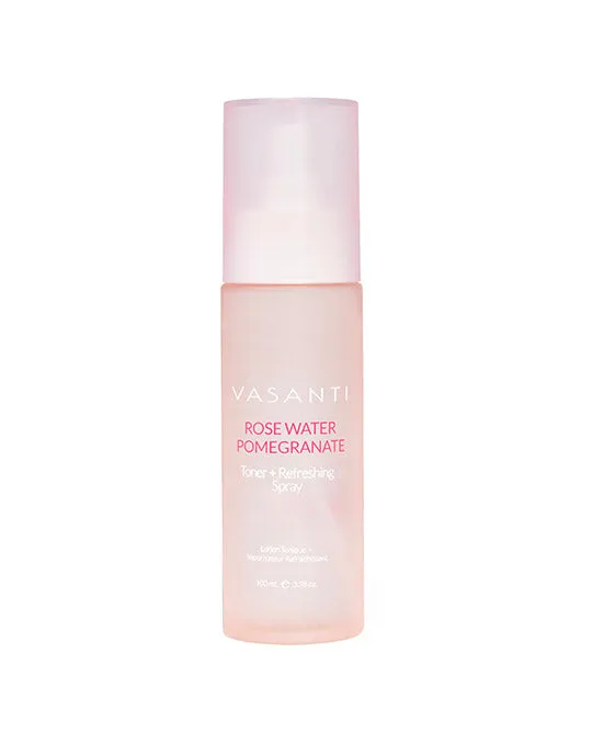 Rosewater Pomegranate Toner   Refreshing Spray