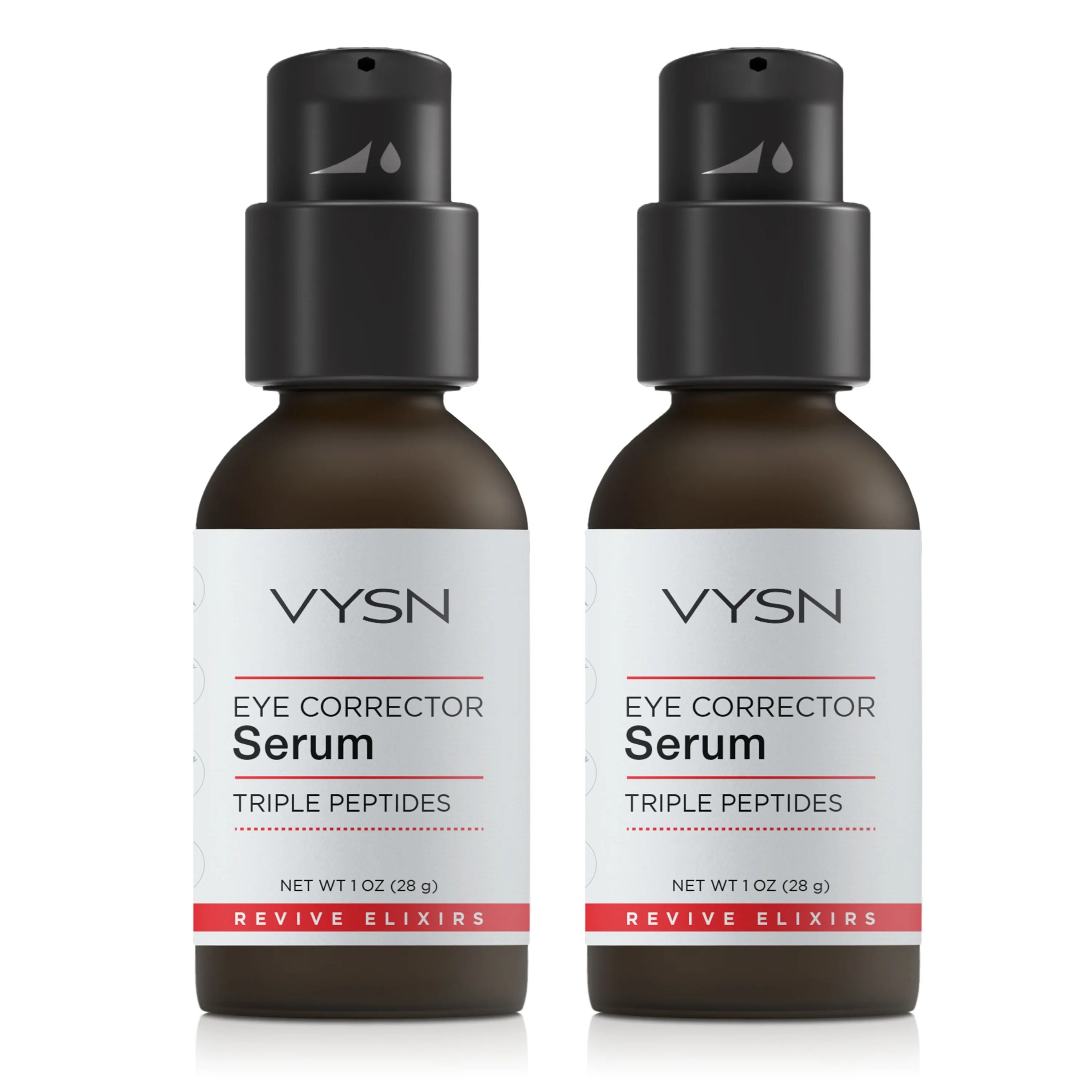 VYSN Eye Corrector Serum - Triple Peptides - 2-Pack